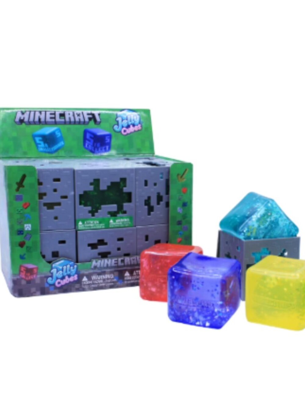 Minecraft Jelly Cube Squishy yellow